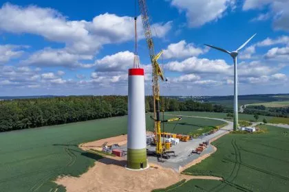 16 Prozent mehr Windkraft, aber Stromausbeute gleich geblieben