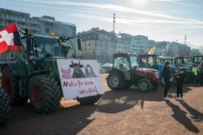 „Wir wollten die Leute aufrütteln“: Bauernproteste erreichen die Schweiz